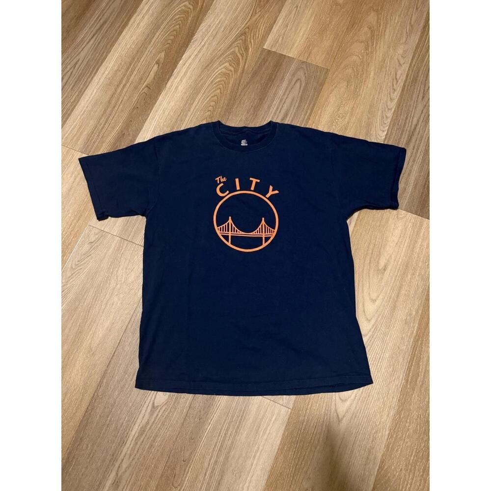 Golden State Warriors The City Logo Blue T-Shirt Nba